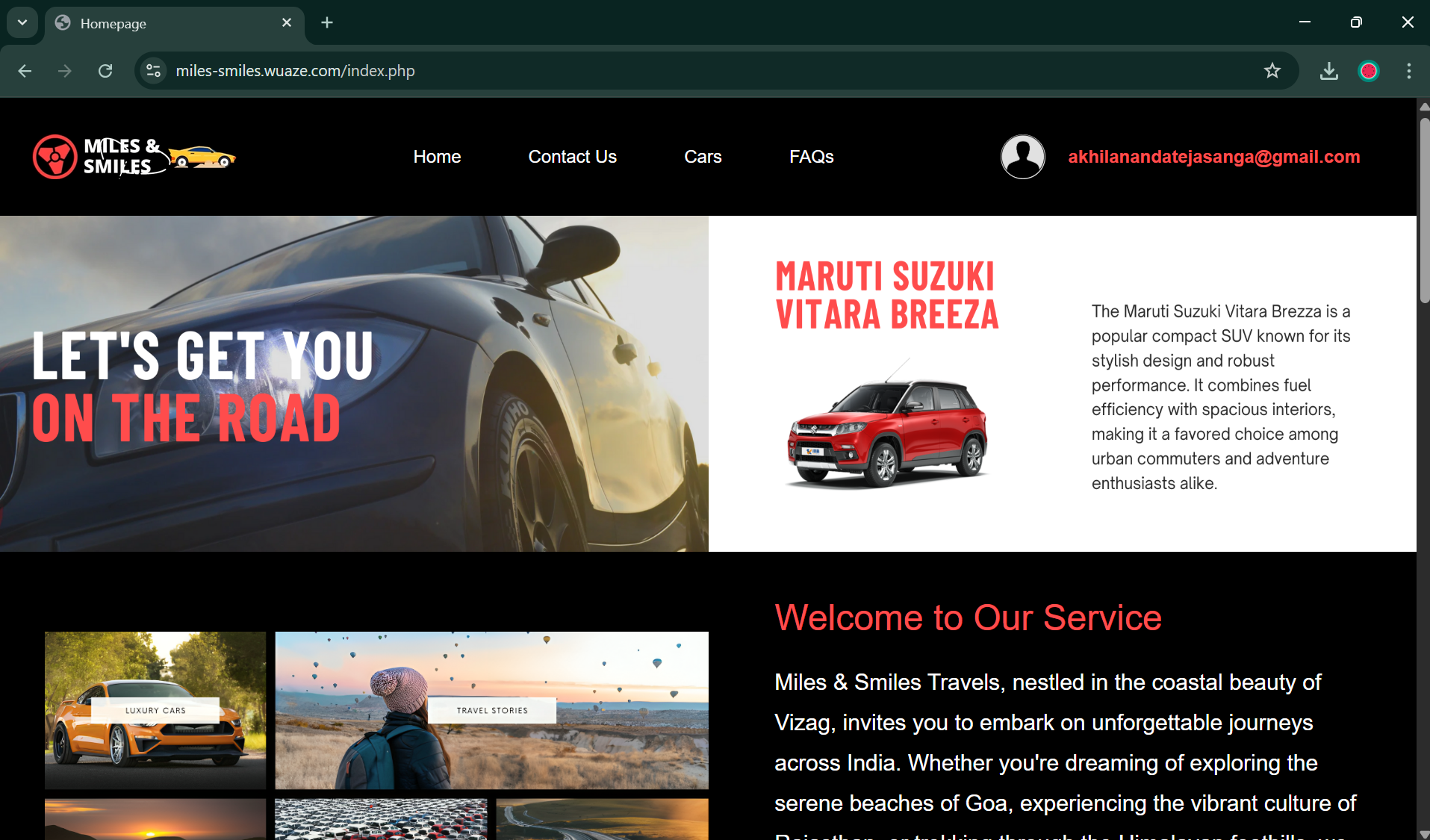 Car Rental Website